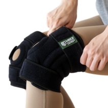 메디그립 등산 무릎보호대 의료용 등산용 헬스 축구 군대 러닝 무릎아대 MGO, 2개(양쪽무릎용)