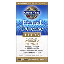 가든오브라이프 Primal Defense 울트라 얼티밋 프로바이오틱 포뮬라 UltraZorbe 베지캡슐 180정, 2병