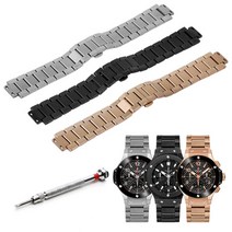 H브랜드 빅뱅 호환 시계줄 메탈밴드 실버 블랙 로즈골드