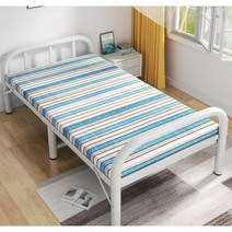 고시원침대 기숙사 현대식 단단한 원룸싱글침대, 15.은회색-스틸프레임-190X120