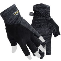 지원군몰 마스터 쿨 메쉬 7부 반장갑 남성 여성용 여름 등산장갑, 검정(여)