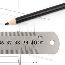 40센치 쇠자 스틸자, 1개