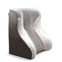 수유 쿠션 허리 받침대 셀프 침대 모유 등 산모 용품, B 쿠션 라이트그레이+머리받침(사진참조)