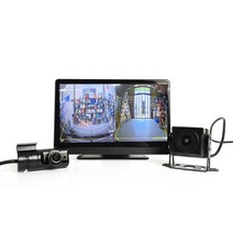 제임스 AD2 7인치 FHD 포터 봉고 1톤 화물 트럭 탑차 화물차 블랙박스 후방카메라 AI 사람인식 64G, 전방(실내)/후방(실외 방수 카메라)