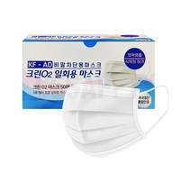 크린오투 비말마스크 KF-AD 일회용 비말차단 마스크 대형 50매 의약외품, 단품