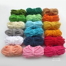 26컬러 마크라메실 뜨개끈 매듭팔찌 마크라메 재료, 우철솔루션 21.라이트퍼플