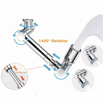 워터탭 1440도회전 수도꼭지 아기비데 토수구 수전탭 세면대, 워터탭1440도회전수도꼭지, 1개