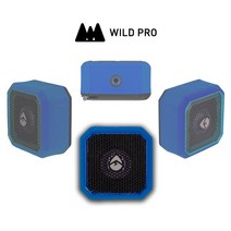 와일드프로 캠핑 휴대 자전거 퀵보드 방수 블루투스스피커 페블라이트(MT-PBLT), 블루