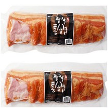 서진네 40cm장작통삼겹 500gx2개(아이스박스포장)오뗄, 2개, 500g