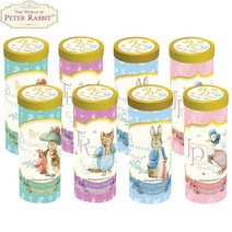 예이니식품 피터래빗 럭셔리 웨이퍼 롤 카푸치노100g 2개+쿠키앤크림100g 2개+초코100g 2개+바닐라100g 2개 (총8개) 새제품한정행사과자스낵웨하스스틱