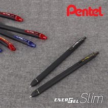 펜텔 에너겔 슬림 Energel Slim 노크식 볼펜 0.5mm 0.7mm (BLN435R1 BL437R1), LRP-5(리필) 블루
