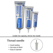 15 미리리터 50 110 범용 DIY 접착제 T-9000 SUXUN 아이보리 접촉 전화 수리 유리, 02 T9000 110ML 1PC