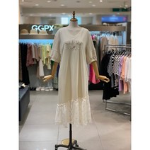 GGPX New. 밑단레이스 면 원피스 (GMC7OP302F)