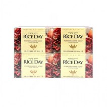 석류 나무추출물을 담은 쌀비누 유 100g × 4P 샤워비누 세안비누 목욕비누 세수비누, 상세페이지 참조