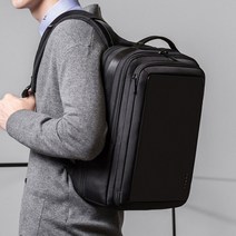 BANGE 남성 대용량 확장형 백팩 직장인 대학생 노트북 가죽 가방 BG S56