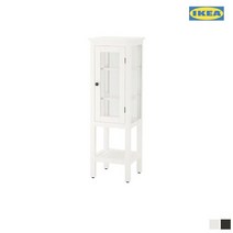 이케아 HEMNES 헴네스 키큰장+유리도어 장식장/수납장/진열장/유리장식장, 블랙브라운_403.966.45