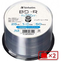 Verbatim 바베이타무 1 회 녹화 용 블루 레이 디스크 BD-R XL 100GB 10 장 화이트 프린터 블 단면 3 층 2-4 배속 VBR