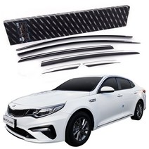 오토크로바 D941 블랙다이아몬드 썬바이져 더뉴 K5 2세대 (2015-2019) 6PCS 썬바이저 도어바이저, 기아, 컨텐츠 참조