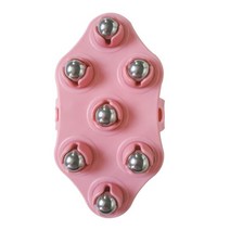 쇠구슬 핸드 맛사지볼 손안마기 지압기 지압구 핑크