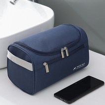 FUDEAM-폴리에스테르 남성 비즈니스 휴대용 보관 가방 세면 용품 정리함 여성 여행 화장품 걸이식 방수 워시 파우치