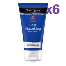 Neutrogena 핸드크림 빠른 흡수 75ml x6개 Norwegian Formula Fast Absorbing Hand Cream
