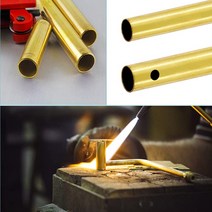 황동 튜브 DIY 파이프 원형 직경 2/3/4/5/6/7/8/9/10/12/14/16/18/20mm L 200mm 300 1 개 절단 mm 500mm, 한개옵션1, 21 10x8x500mm