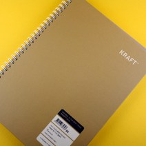 TOBE 4500 크라프트 노트 7mm 유선, 단품, 단품