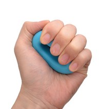 HMH022293[휴대용]국산 남녀노소 실리콘 악력기 손목근력기 미니 완력기, 실리콘 악력기 블루