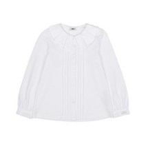 닥스키즈 닥스키즈 플리츠 카라 져지 블라우스 (DTF10XB52M_WT)