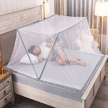 바로착 원터치 폴딩 모기장 초간단 실내 실외 모기장, 02_더블