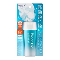 선크림 [미국판매자] KAO 바이오레 UV 아쿠아 리치워터/프로텍트 선크림 SPF50+/P, 70ml Gel
