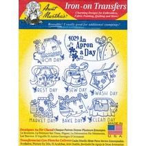 조이십자수 AUNT MARTHA AN APRON A DAY(다림질 전사도안)-#4029