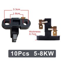 10pcs 가솔린 발전기 탄소 브러시 ​​홀더 168188f 중국 gx160 2-3kw 및 gx390 5-8kw 엔진 발전기 예비 부품