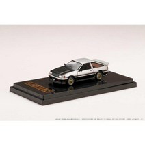 Hobby JAPAN 하비 재팬 HJ641037CSK 1/64 토요타 코롤라 레빈 AE86 3도어 커스텀 버전/카본보닛 실버/블랙 투톤 [다이캐스트 미니카], 단일