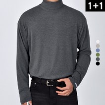 [1+1] 가이스토리 남자 남성 봄 가을 겨울 긴팔 티셔츠 터틀넥 폴라넥 오버핏 몰트소프트폴라티