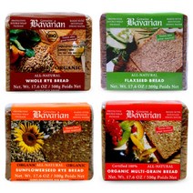 540년 전통 독일 슐렌더 천연발효 바바리안 유기농 호밀빵 4종 (500g/ea), 종류/아마씨호밀빵
