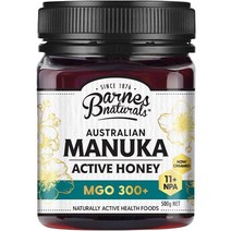 바네스 Barnes Naturals 호주 마누카 꿀 500g MGO 300+, 상세참조