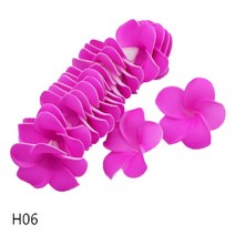 조화 봄단장 인테리어 웨딩 파티 핑크뮬리30pcs 56789cm pe 거품 plumeria 꽃 diy 인공 화환 머리 장식 frangipani 계란 꽃 머리 하와이 장식, 9cm, d-1-h06