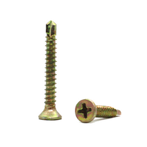 접시 머리 직결 피스 나사 못 철판 PVC 철 양날 기리 피스 규격 13mm 부터 100mm, 접시머리 직결피스(철), #8x100 (10ea), 1개