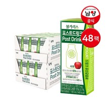 남양 불가리스 포스트드링크 사과 190ml 48팩 / 유산균음료, 단품