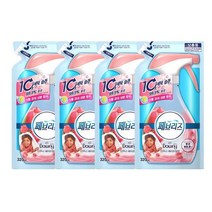 페브리즈 리필형 섬유탈취제 다우니 향, 320ml, 4개