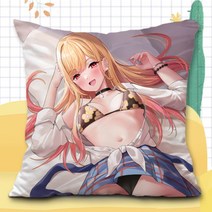 키타가와 마린 미니 등받이 허리 쿠션 그 비스크 돌은 사랑을 한다 신쥬 사쥬냐 베개 베게 바디필로우 신쥬 베로니카, P