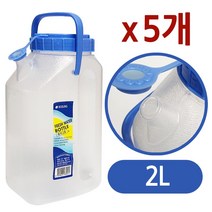 보성 물병2L (꼭지2호) x(5개) 손잡이물통 식당물통