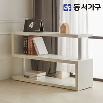 동서가구 소이 리딩스 인테리어 선반 책장 YNW001, 크림화이트+실버
