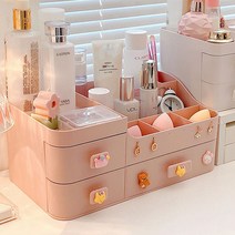 순순몰 화장품 정리함, 핑크, 1p