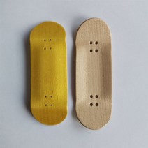 핑거 보드 우드덱 스페셜 프로페셔널 34mm 핑거보드 데크 5 겹 캐나다 메이플 우드 소형 스케이트보드 나무보드, [07] YELLOW