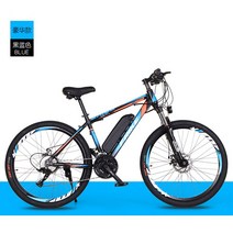 외발자전거 전동휠 스쿠터 26 인치 리튬 전기 산악 오프로드 사이클링 Ebike, 2, 21speed36v8a36km
