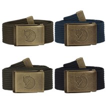 [피엘라벤] 캔버스 브라스 벨트 4cm (77297), 색상:다크 올리브, Dark Olive One Size