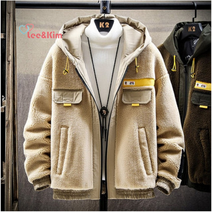 리앤킴 남성 뽀글이 양털 후리스 자켓 wr103