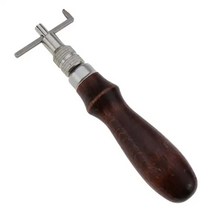가죽공예 도구 나무 손잡이 가죽 그루버 금속 헤드 공예 DIY 내구성 작업 홈 너비 1mm 1 개, [01] Leather Groover 1pcs
